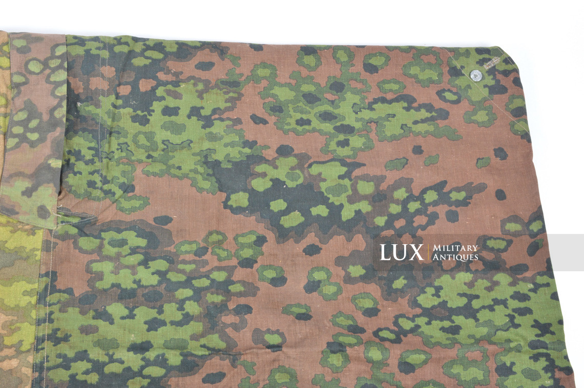 Late war Waffen-SS camouflage shelter quarter/poncho, « oak leaf » - photo 17