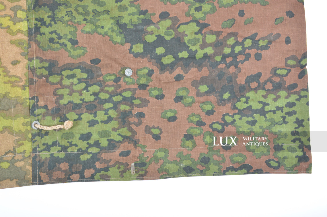 Late war Waffen-SS camouflage shelter quarter/poncho, « oak leaf » - photo 18