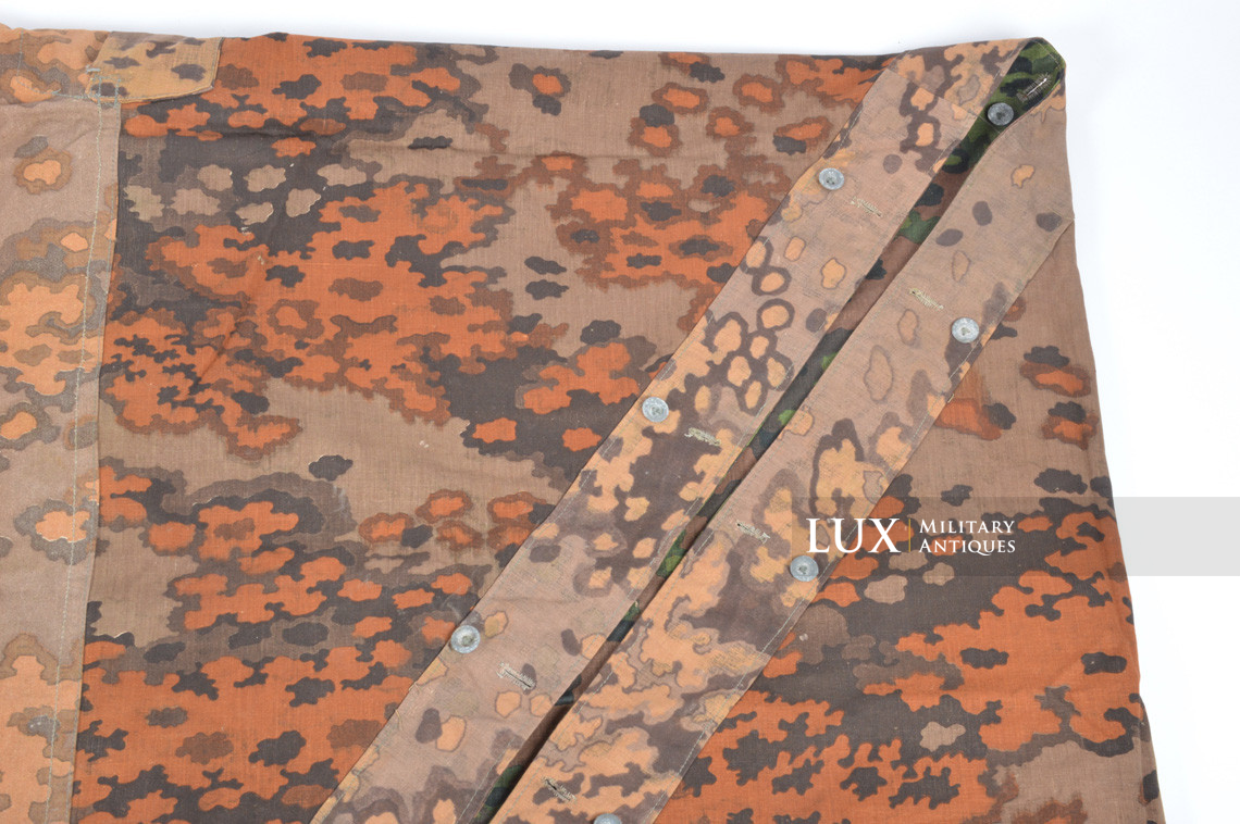 Late war Waffen-SS camouflage shelter quarter/poncho, « oak leaf » - photo 22