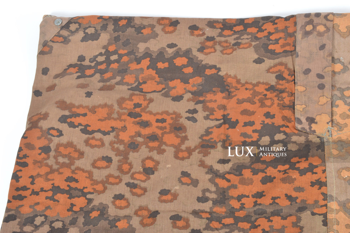 Late war Waffen-SS camouflage shelter quarter/poncho, « oak leaf » - photo 27