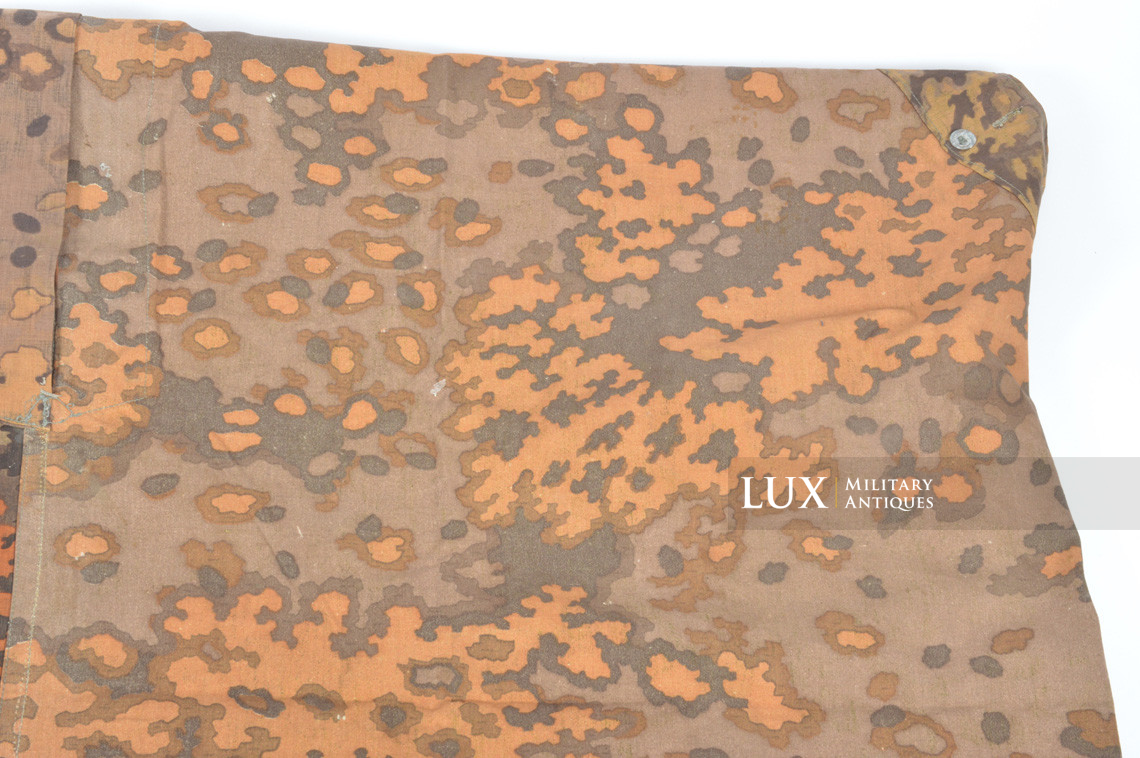 Late war Waffen-SS camouflage shelter quarter/poncho, « oak leaf » - photo 28
