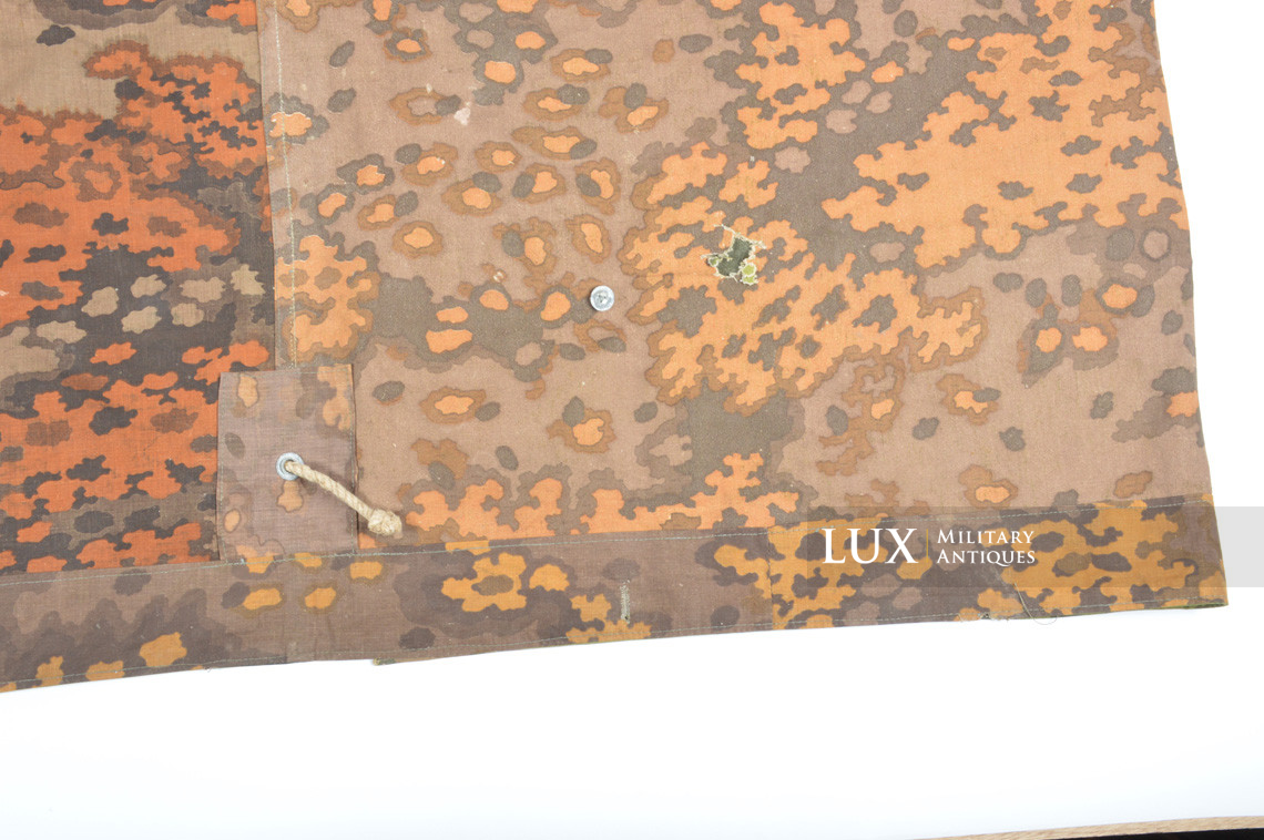Late war Waffen-SS camouflage shelter quarter/poncho, « oak leaf » - photo 29