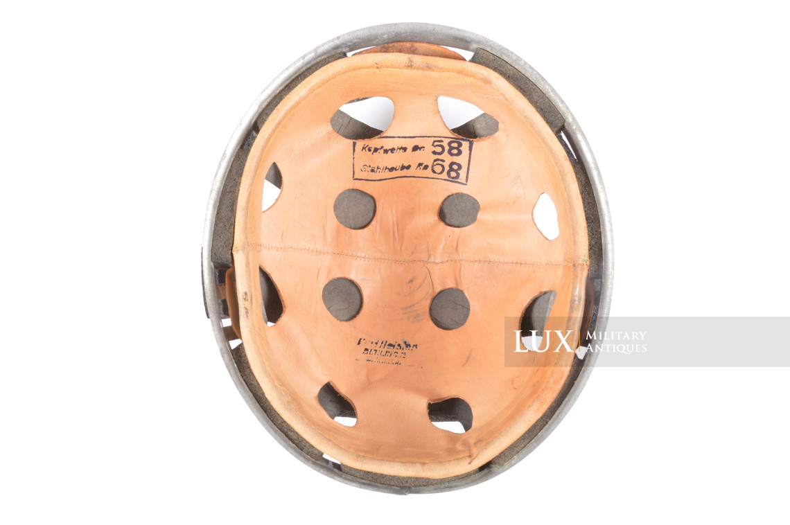 Mid war German paratrooper helmet liner, « Karl Heisler / 68 » - photo 4