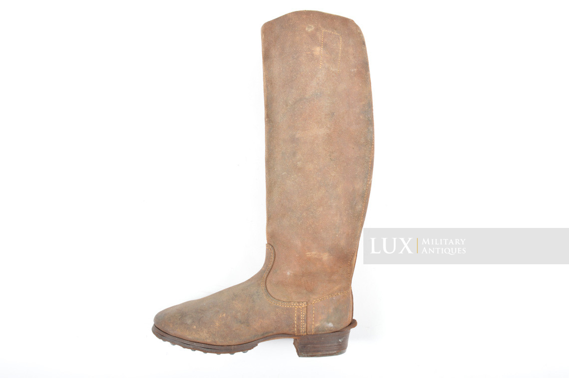 Unissued late-war Heer/Waffen-SS issue riding boots - photo 9