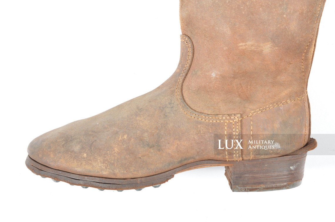 Unissued late-war Heer/Waffen-SS issue riding boots - photo 11
