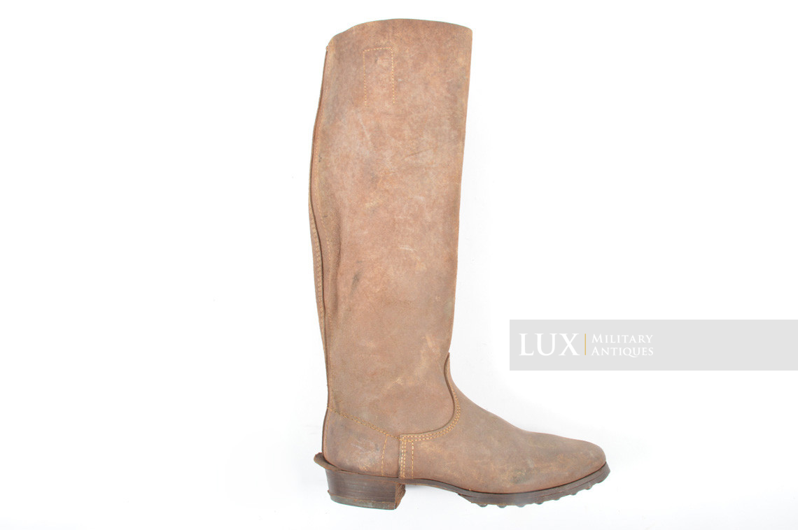 Unissued late-war Heer/Waffen-SS issue riding boots - photo 24