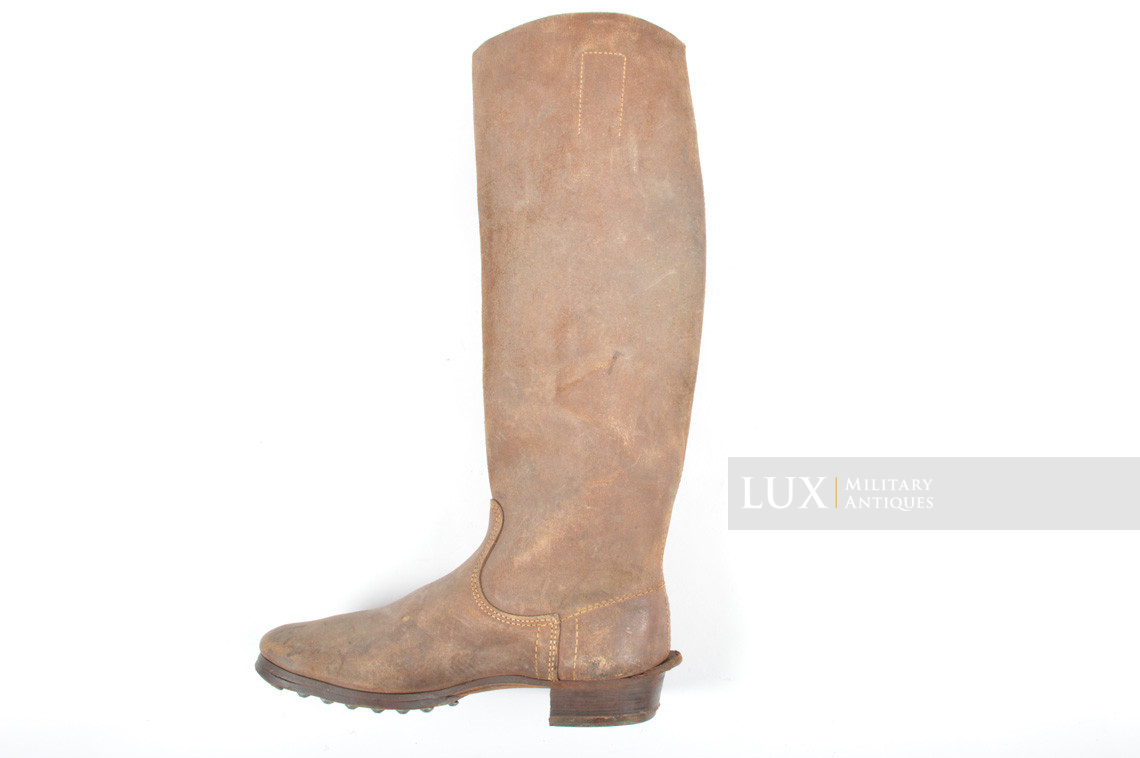 Unissued late-war Heer/Waffen-SS issue riding boots - photo 30