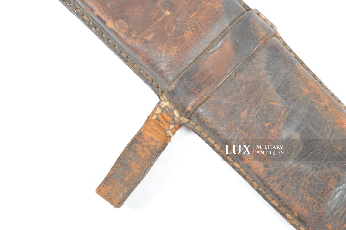 German combat engineer's field saw & rare natural brown leather scabbard, « 1936 » - photo 8