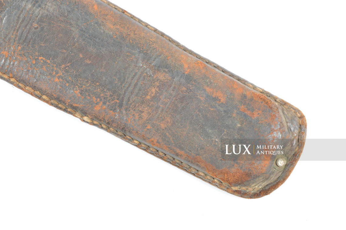 German combat engineer's field saw & rare natural brown leather scabbard, « 1936 » - photo 9