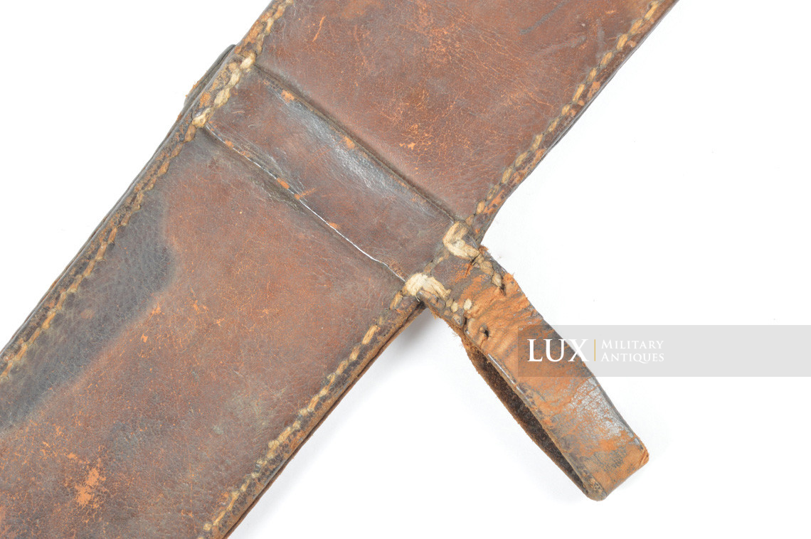 German combat engineer's field saw & rare natural brown leather scabbard, « 1936 » - photo 13