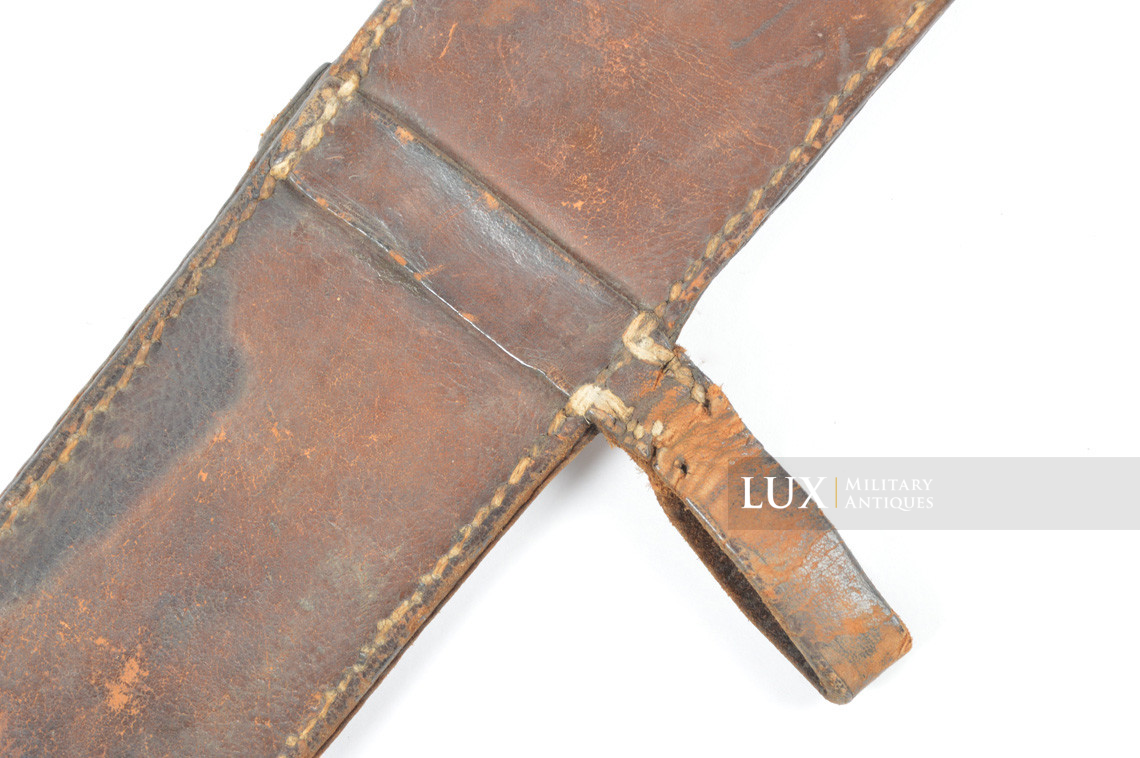 German combat engineer's field saw & rare natural brown leather scabbard, « 1936 » - photo 13