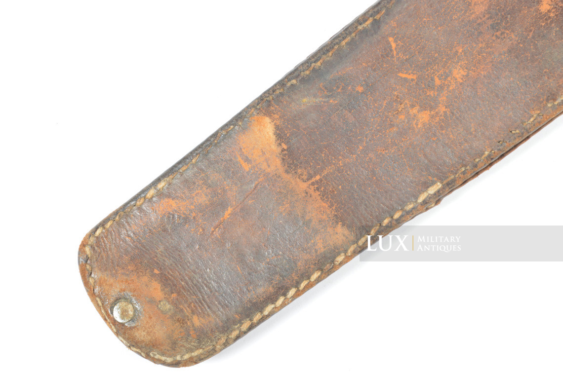 German combat engineer's field saw & rare natural brown leather scabbard, « 1936 » - photo 14