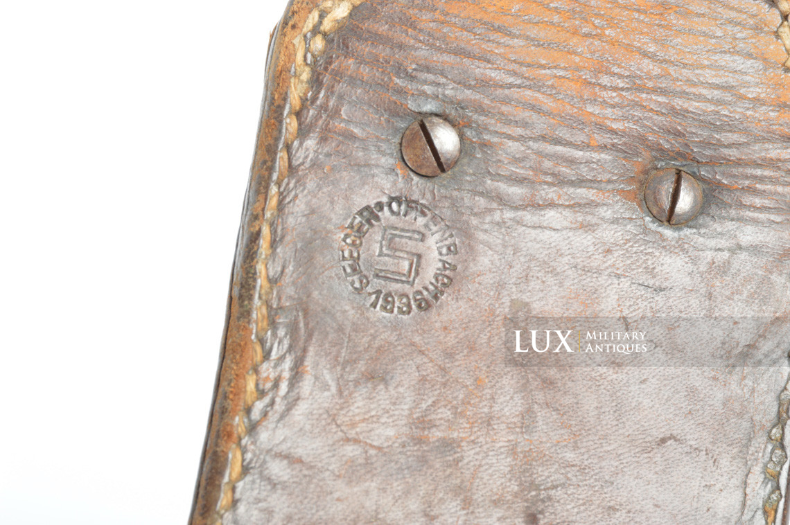 German combat engineer's field saw & rare natural brown leather scabbard, « 1936 » - photo 15