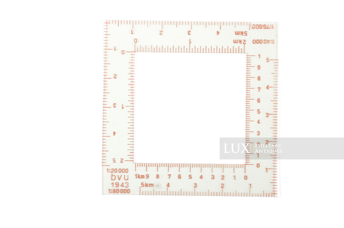 Accessoires allemands de mesure sur carte, « K.W.27 bvu » - photo 12