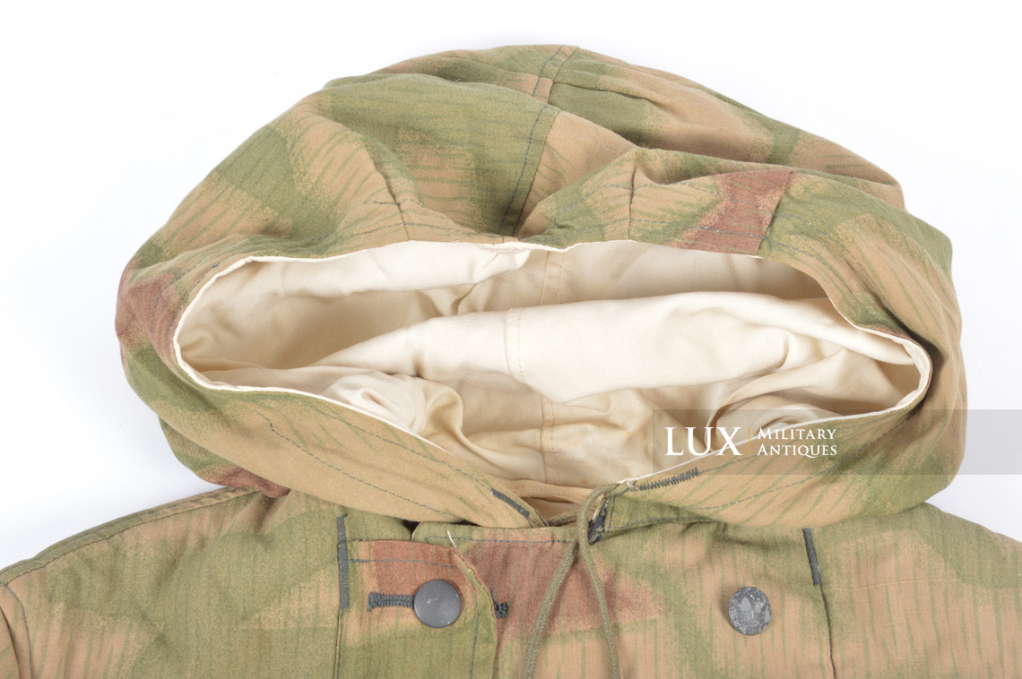 Unissued German Heer / Luftwaffe tan / water pattern reversible to white winter camouflage parka - photo 7