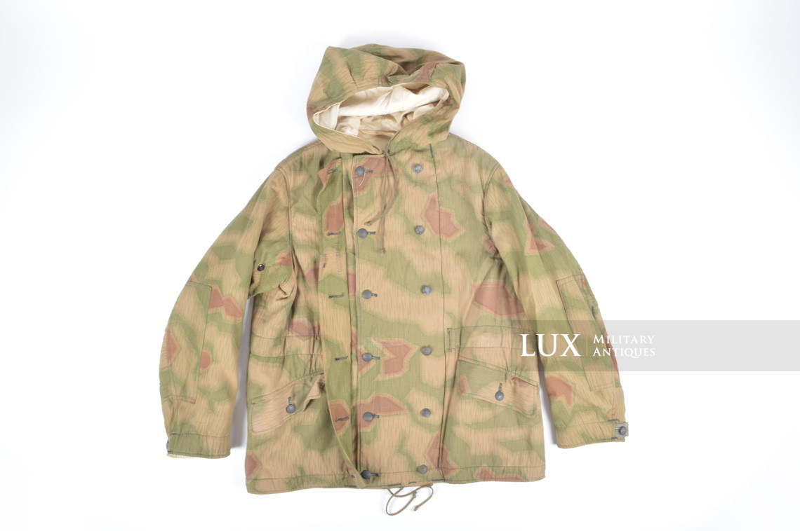 Unissued German Heer / Luftwaffe tan / water pattern reversible to white winter camouflage parka - photo 22