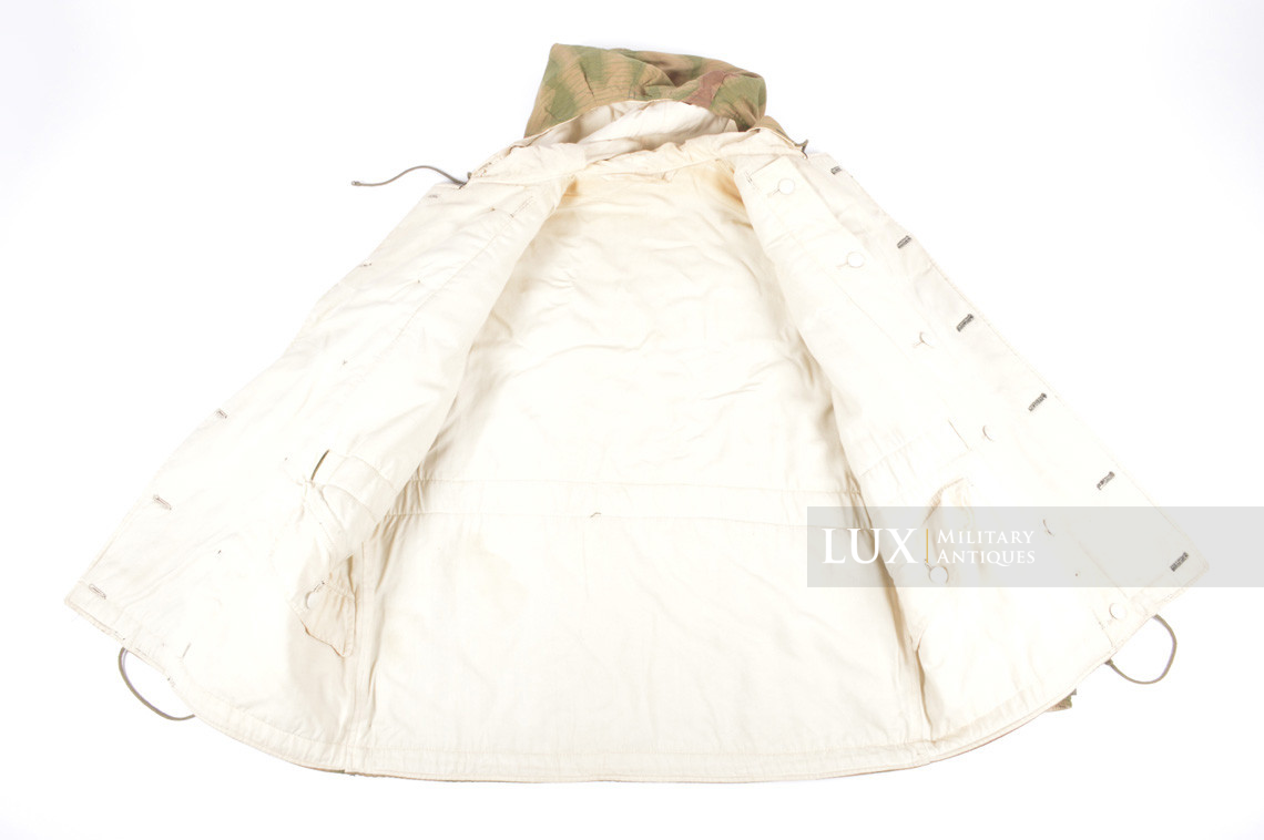 Unissued German Heer / Luftwaffe tan / water pattern reversible to white winter camouflage parka - photo 26