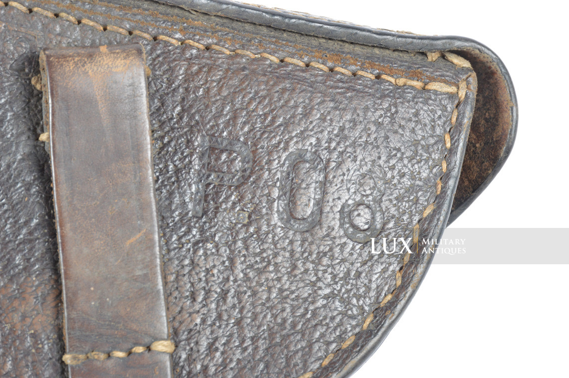 German P.08 pistol holster in pig skin leather, « erg 42 » - photo 10