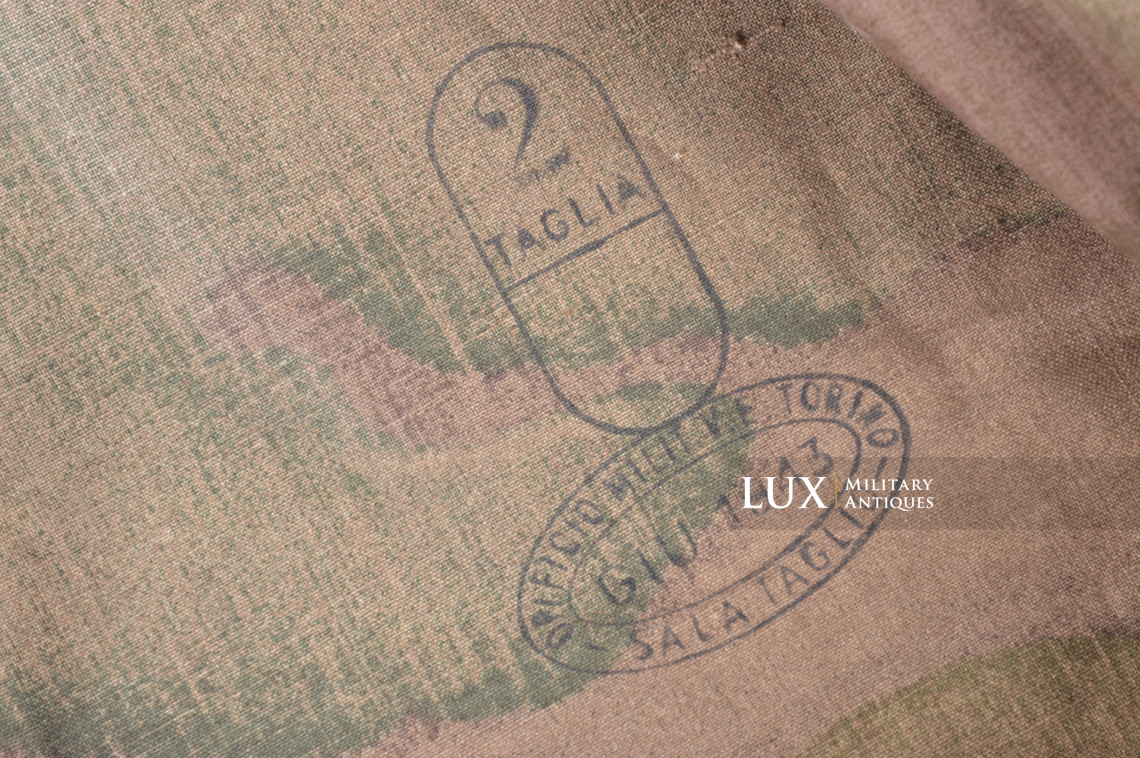 Unissued WW2 Italian paratrooper camouflage smock, « 1943 » - photo 42