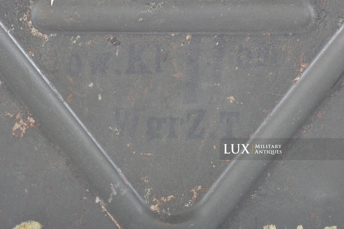 German 8cm mortar steel ammunition storage box, « 1939 » - photo 9
