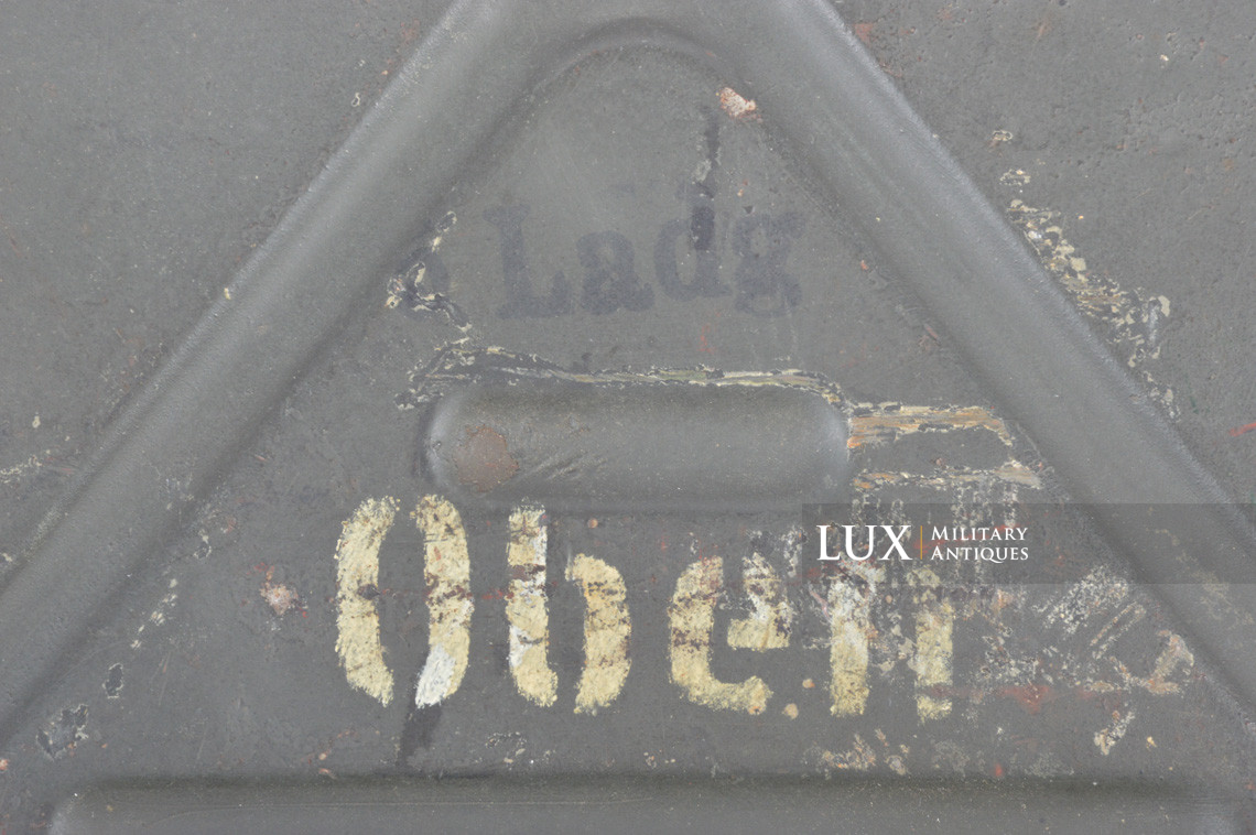 German 8cm mortar steel ammunition storage box, « 1939 » - photo 10