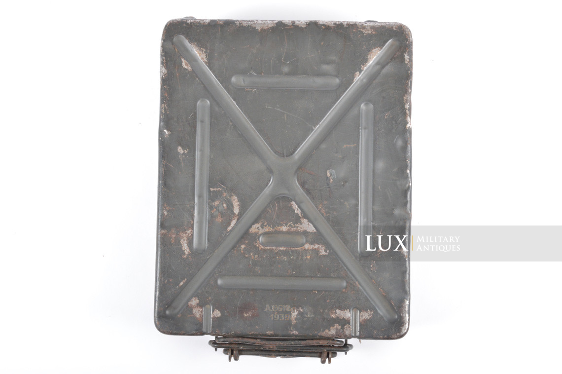 German 8cm mortar steel ammunition storage box, « 1939 » - photo 12