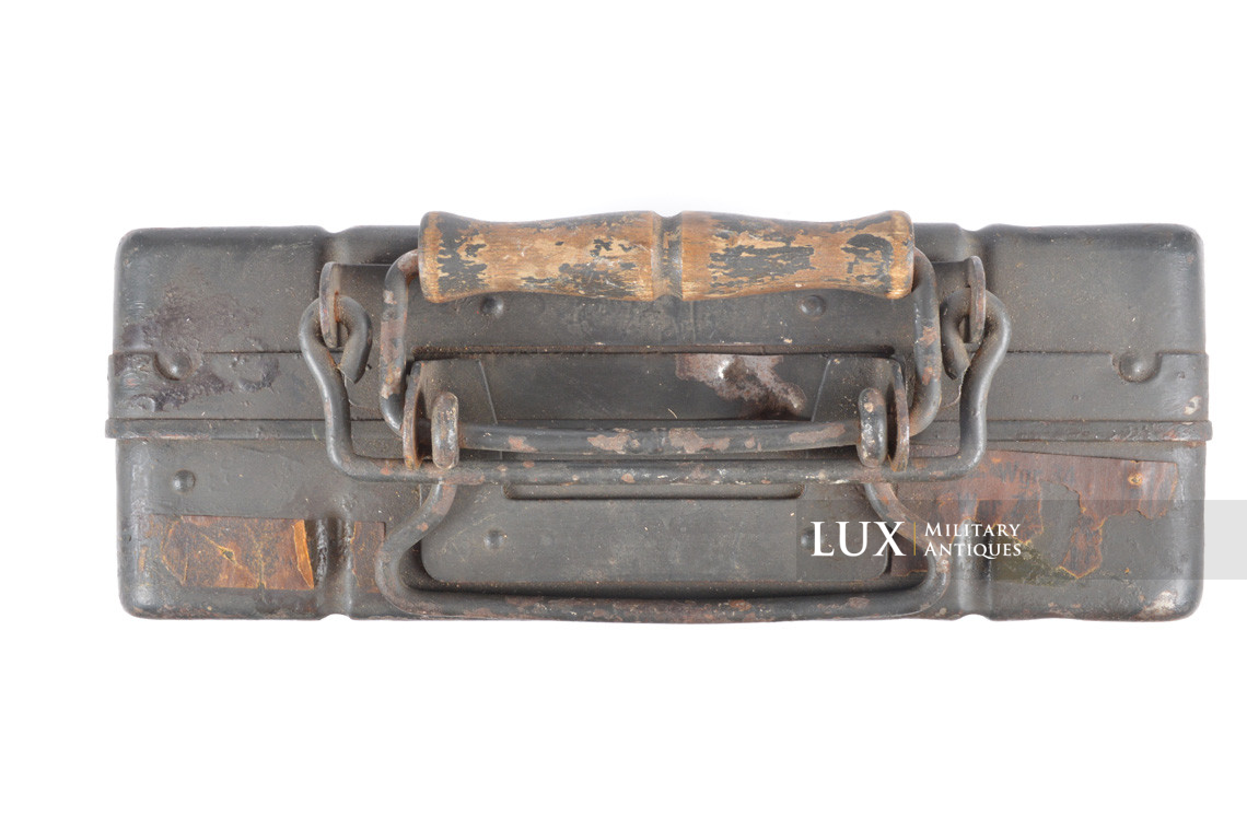 German 8cm mortar steel ammunition storage box, « 1939 » - photo 16