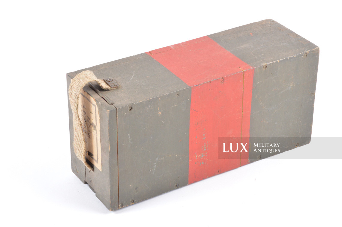 German 8cm mortar wood cartridge charge storage box - photo 4