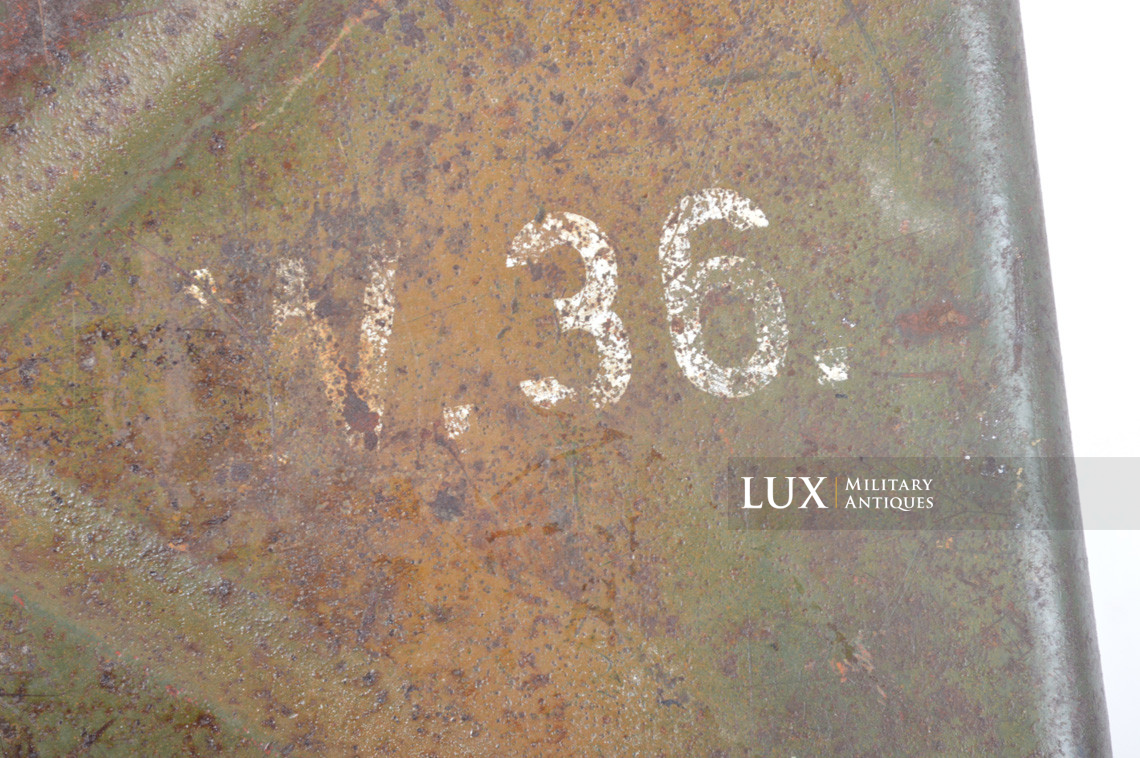 German 5cm mortar steel camouflage ammunition storage box, « 1938 » - photo 10