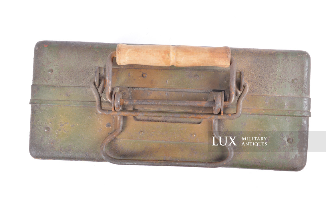 German 5cm mortar steel camouflage ammunition storage box, « 1938 » - photo 11