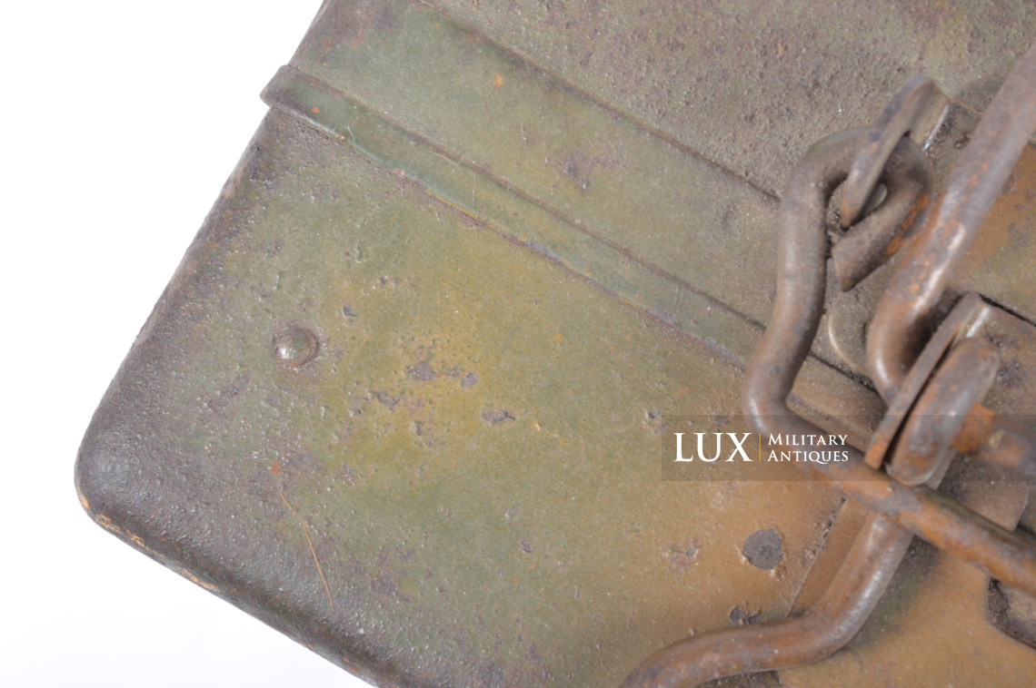 German 5cm mortar steel camouflage ammunition storage box, « 1938 » - photo 12