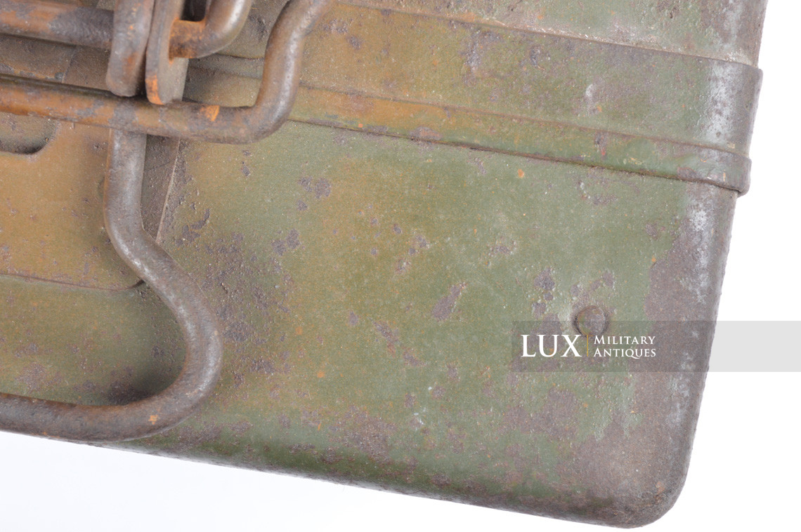 German 5cm mortar steel camouflage ammunition storage box, « 1938 » - photo 13