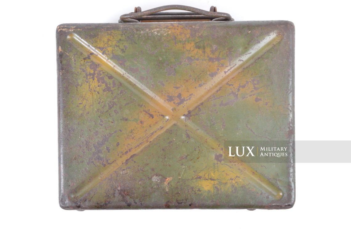 German 5cm mortar steel camouflage ammunition storage box, « 1938 » - photo 14