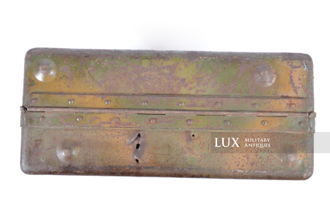 German 5cm mortar steel camouflage ammunition storage box, « 1938 » - photo 21