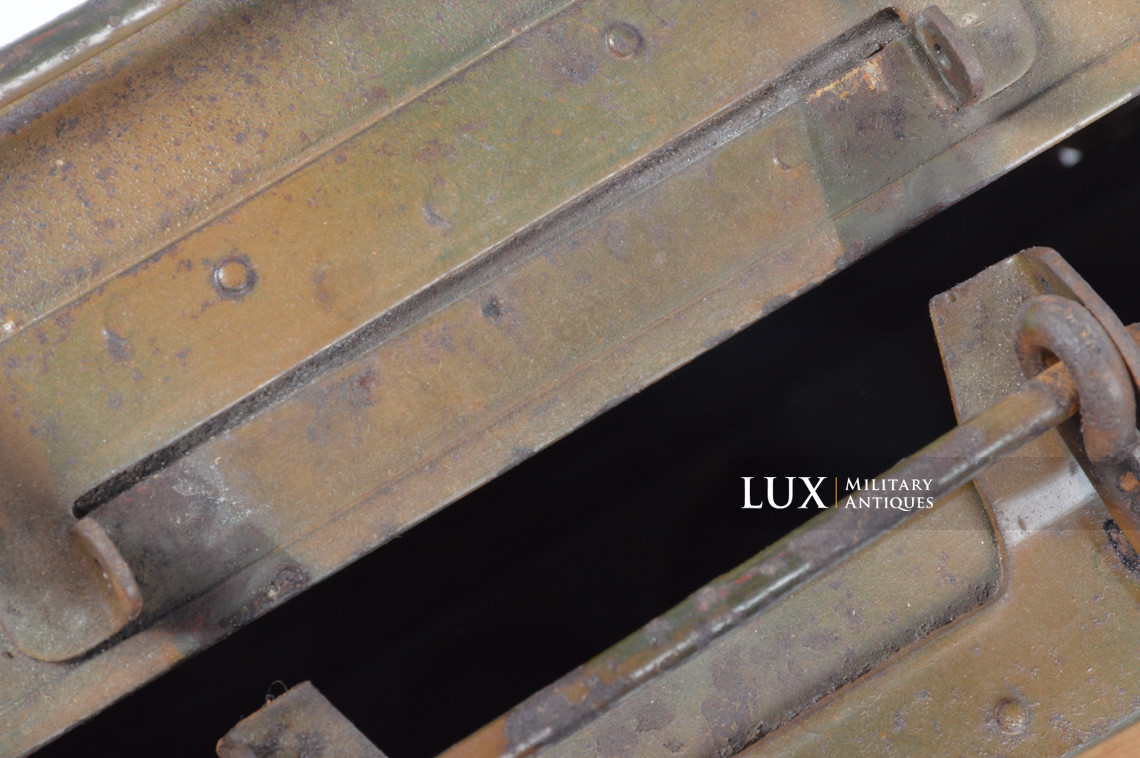 German 5cm mortar steel camouflage ammunition storage box, « 1938 » - photo 25