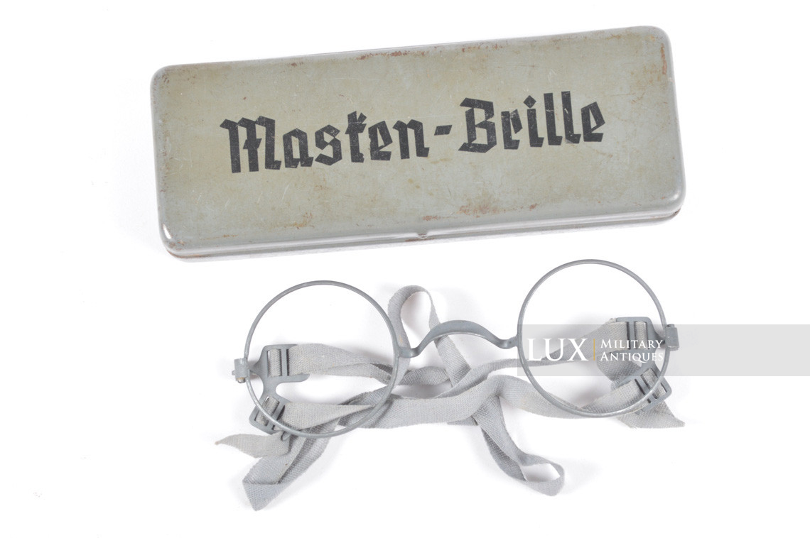German cased gas mask glasses, « Masken-Brille » - photo 4