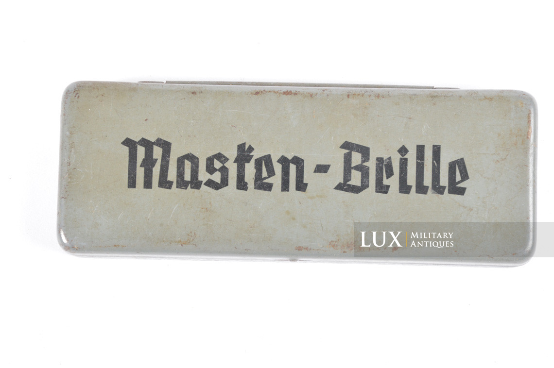 German cased gas mask glasses, « Masken-Brille » - photo 7