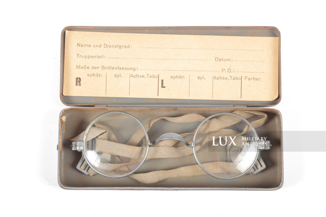 German cased gas mask glasses, « Masken-Brille » - photo 13