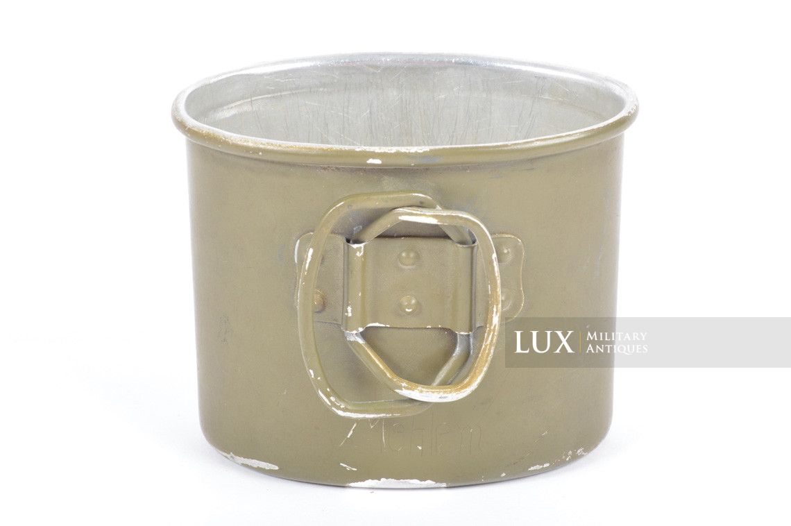 Early Tropical German canteen cup in aluminum, « HRE41