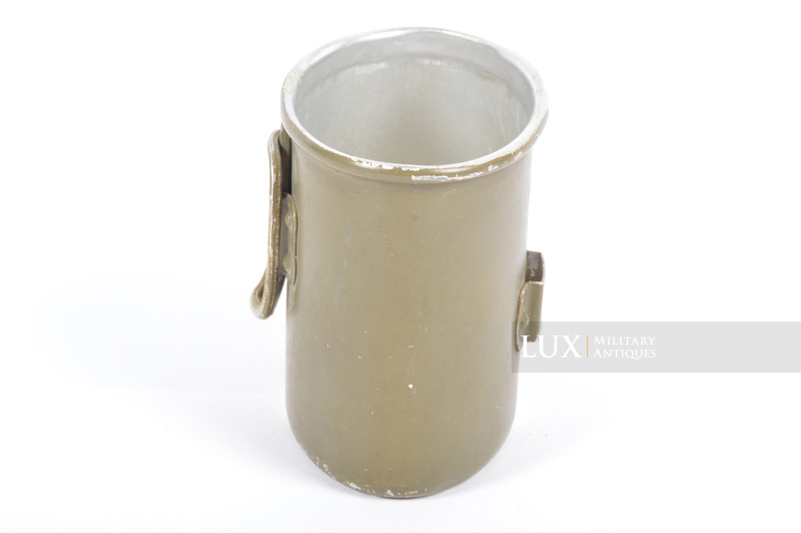 Early Tropical German canteen cup in aluminum, « HRE41