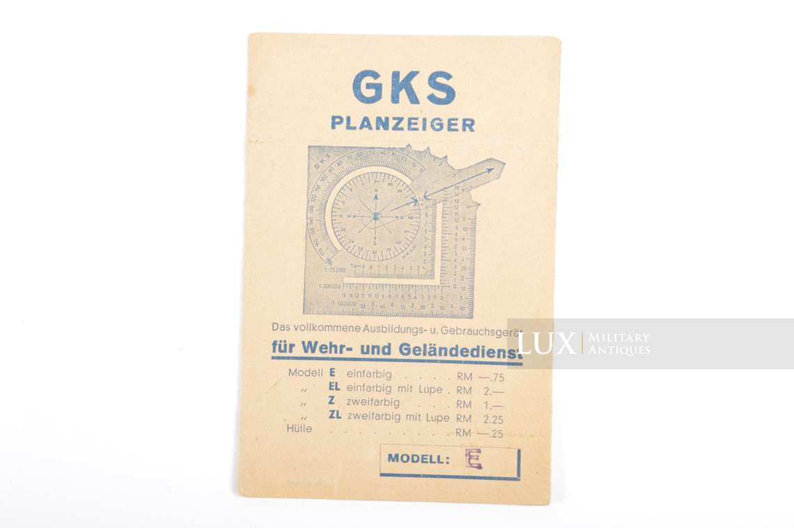 Règle allemande pour cartes « GKS PLANZEIGER», modèle E - photo 7