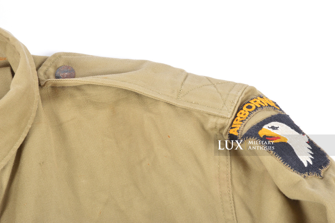 US M42 paratrooper’s jump jacket, 101st Airborne, « 40L » - photo 9