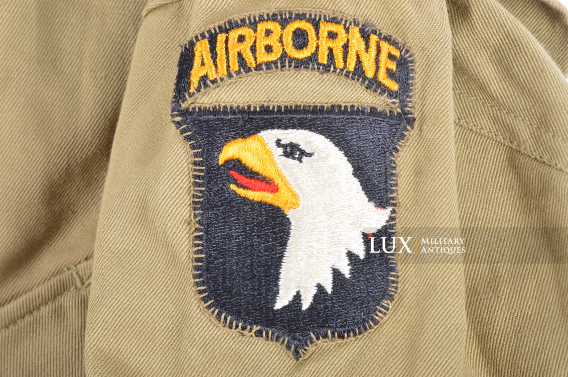 US M42 paratrooper’s jump jacket, 101st Airborne, « 40L » - photo 20