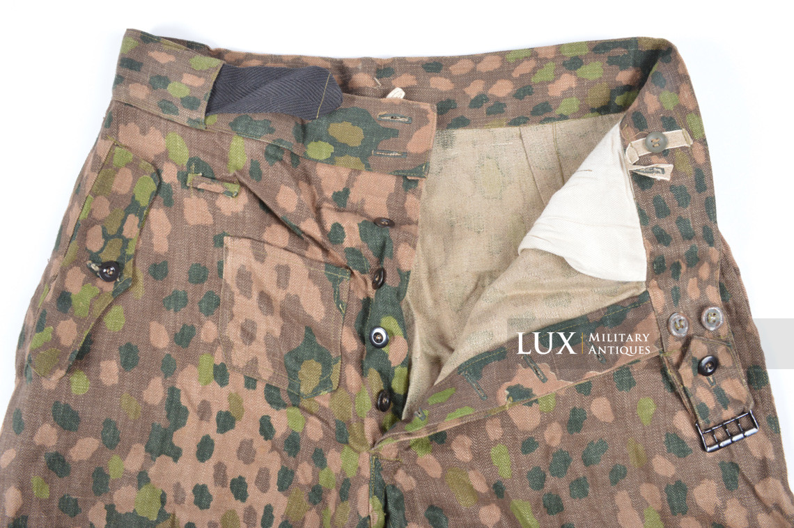 Waffen-SS dot pattern HBT camouflage panzer trousers, « as-found » - photo 15