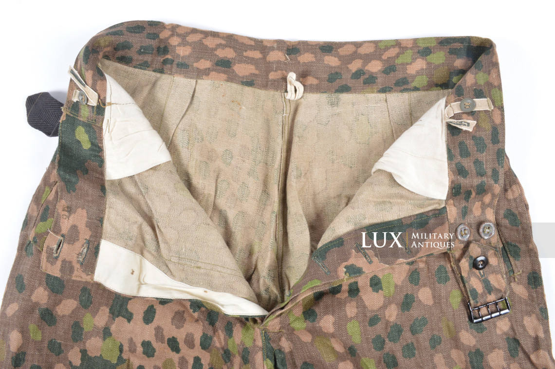 Pantalon Waffen-SS Panzer en camouflage petit pois - photo 19