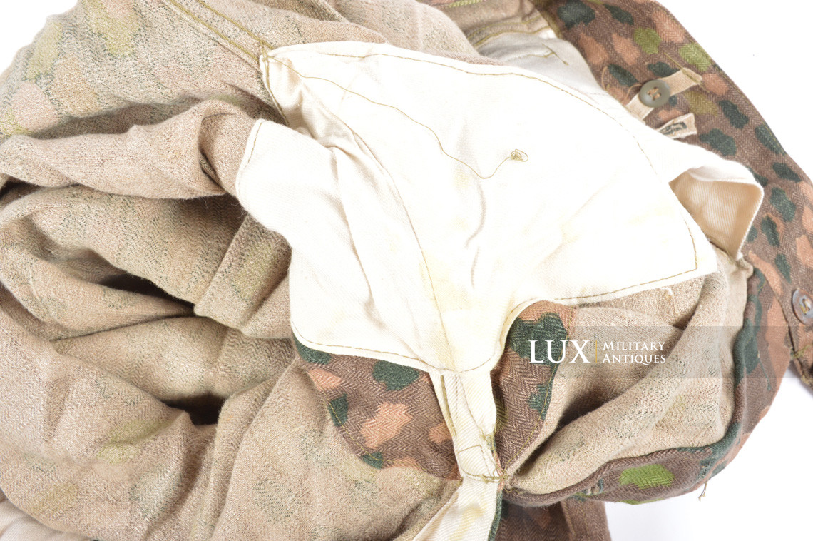 Waffen-SS dot pattern HBT camouflage panzer trousers, « as-found » - photo 27