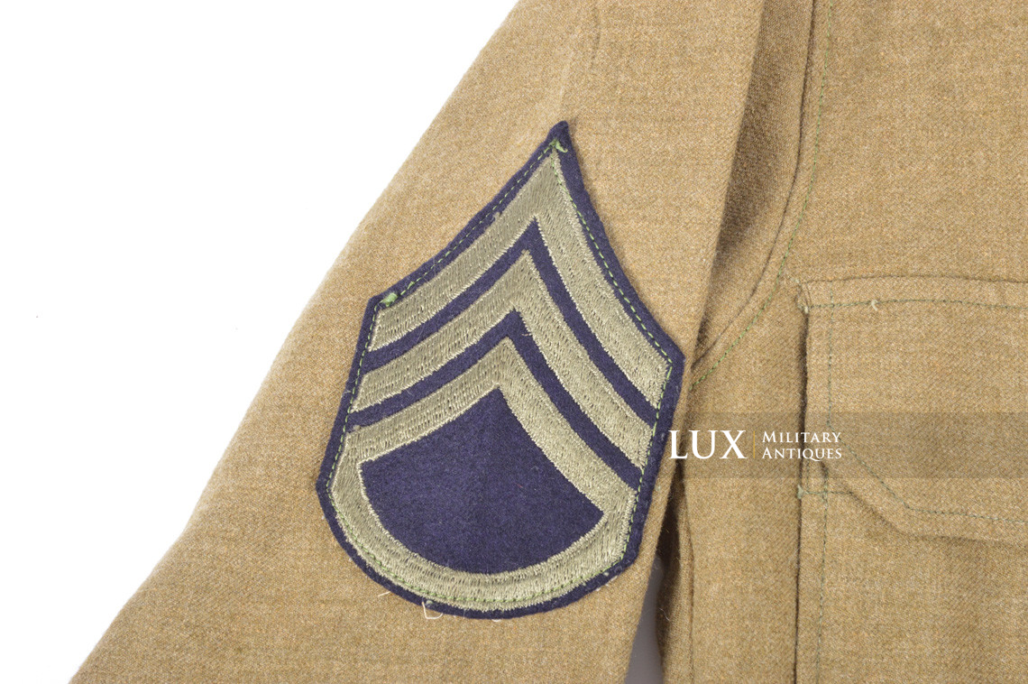 Chemise en laine moutarde US Army, « Staff Sergeant » - photo 9