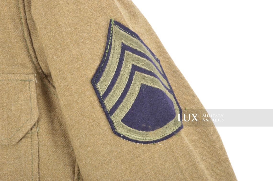 Chemise en laine moutarde US Army, « Staff Sergeant » - photo 11