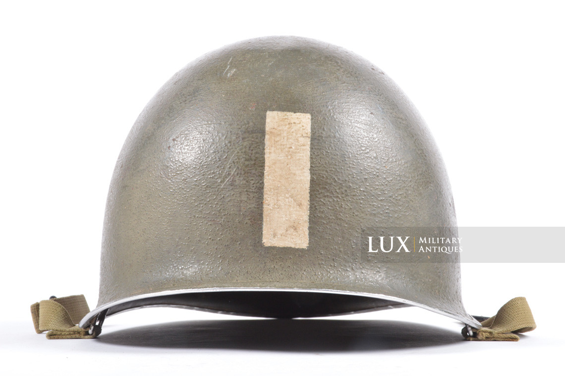 USM1 Major's front seam fixed bale combat helmet shell, « ETO » - photo 10