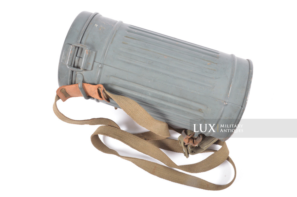 German camouflage gas mask canister, « blue-grey » - photo 12